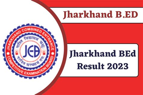 jharkhand bed result 2023